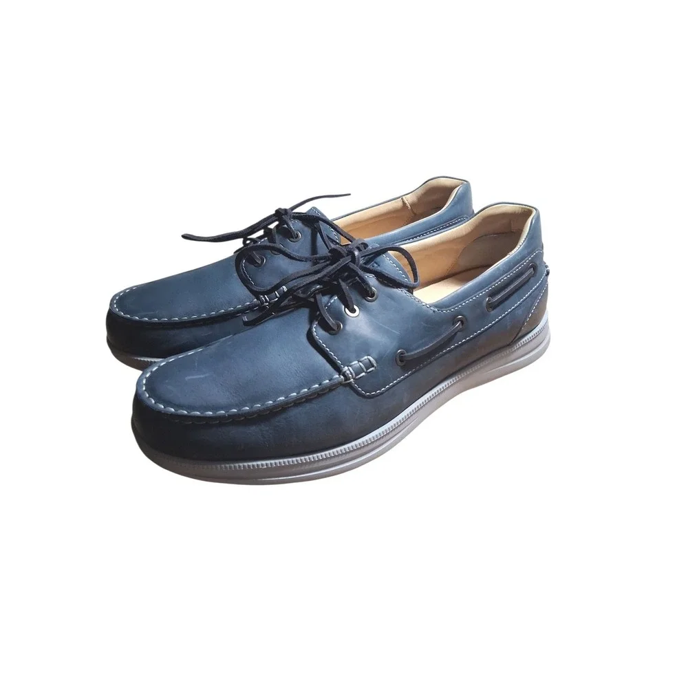 Samuel Hubbard Mens 13 New Endeavor Classic Preppy Coastal‎ Nautical Boat Shoes